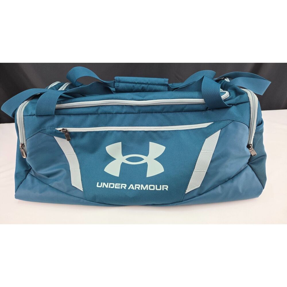 Under Armour Undeniable 5.0 Duffle Bag- Medium Teal/ Gold Gym Bag